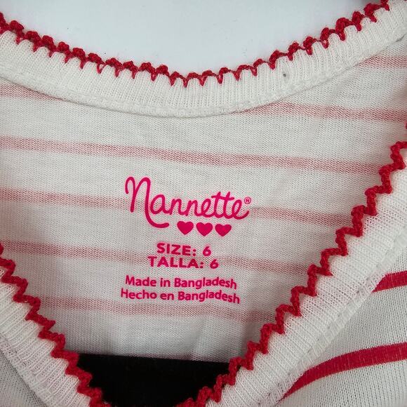 Nannette And Cat & Jack Girls Striped Sleeveless Tank Top Red White Blue Size‎ S - Picture 6 of 8